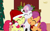 Size: 5917x3634 | Tagged: safe, artist:ironm17, apple bloom, scootaloo, sweetie belle, earth pony, pegasus, pony, unicorn, g4, my little pony: friendship is magic, surf and/or turf, absurd resolution, adorabloom, bipedal, christmas, christmas tree, cute, cutealoo, cutie mark crusaders, cutie mark cuties, diasweetes, female, filly, foal, hat, holiday, hug, santa hat, tree