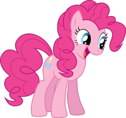 Size: 3000x2825 | Tagged: safe, artist:valadrem, pinkie pie, earth pony, pony, a friend in deed, g4, season 2, .svg available, female, high res, simple background, solo, transparent background, vector