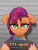 Size: 3000x4000 | Tagged: safe, artist:sol-r, sunny starscout, earth pony, pony, g5, my little pony: a new generation, absurd file size, female, floppy ears, frown, grumpy, high res, mare, mugshot, solo, sunny starscout is not amused, unamused