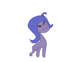 Size: 2375x2500 | Tagged: safe, derpibooru exclusive, oc, oc:shit, earth pony, pony, 1000 hours in ms paint, angry face, blank flank, broken anatomy, frown, high res, simple background, transparent background, vulgar oc name, weird oc, wtf