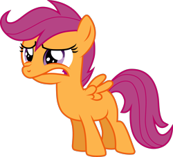 Size: 3000x2724 | Tagged: safe, artist:valadrem, scootaloo, pegasus, pony, g4, season 1, the show stoppers, .svg available, female, filly, foal, high res, simple background, solo, transparent background, vector