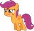 Size: 3000x2724 | Tagged: safe, artist:valadrem, scootaloo, pegasus, pony, g4, my little pony: friendship is magic, season 1, the show stoppers, .svg available, female, filly, foal, high res, simple background, solo, transparent background, vector