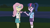 Size: 1280x720 | Tagged: safe, fluttershy, sci-twi, twilight sparkle, equestria girls, g4, camp everfree outfits, eddy misbehaves at camp goville, female, goanimate, happy, lesbian, ship:twishy, shipping, talking, turned head