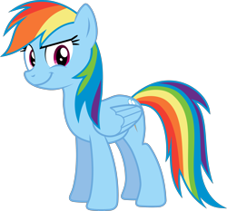 Size: 3000x2799 | Tagged: safe, artist:valadrem, rainbow dash, pegasus, pony, g4, season 1, swarm of the century, .svg available, female, high res, looking at you, mare, simple background, solo, transparent background, vector