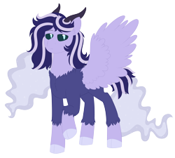Size: 5610x5060 | Tagged: safe, artist:queenderpyturtle, oc, oc only, oc:freya, hybrid, absurd resolution, black sclera, eyebrows, eyebrows visible through hair, female, frown, hybrid oc, interspecies offspring, looking at you, offspring, parent:discord, parent:princess luna, parents:lunacord, simple background, solo, spread wings, transparent background, wings