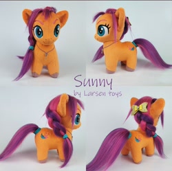 Size: 1080x1076 | Tagged: safe, artist:larsen toys, sunny starscout, earth pony, pony, g5, my little pony: a new generation, female, for sale, irl, mare, photo, plushie, pony plushie, solo