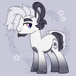 Size: 1280x1280 | Tagged: safe, artist:camikamen, oc, earth pony, pony, deviantart watermark, male, obtrusive watermark, stallion, watermark