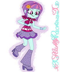Size: 1024x1229 | Tagged: safe, artist:xxfluffypachirisuxx, sunny flare, equestria girls, equestria girls specials, g4, my little pony equestria girls: dance magic, simple background, solo, transparent background