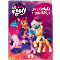 Size: 700x700 | Tagged: safe, hitch trailblazer, izzy moonbow, pipp petals, sunny starscout, zipp storm, earth pony, pegasus, pony, unicorn, g5, my little pony: a new generation, official, 3d, female, group, group hug, heart, hug, italian, italian coloring book, male, mane five, mare, merchandise, smiling, stallion