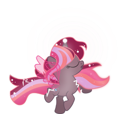 Size: 8681x7997 | Tagged: safe, artist:shootingstarsentry, oc, oc:nightingale (shootingstarsentry), pony, unicorn, absurd resolution, artificial wings, augmented, female, filly, foal, magic, magic wings, offspring, parent:moondancer, parent:shadow lock, parents:shadowdancer, simple background, solo, transparent background, vector, wings