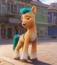 Size: 190x218 | Tagged: safe, screencap, hitch trailblazer, earth pony, pony, g5, my little pony: a new generation, spoiler:my little pony: a new generation, animated, cute, gif, gif for breezies, hitchbetes, male, picture for breezies, stallion