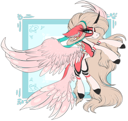 Size: 4051x3821 | Tagged: safe, artist:beamybutt, oc, oc only, alicorn, pony, alicorn oc, colored hooves, ear fluff, female, horn, mare, rearing, simple background, solo, transparent background, wings