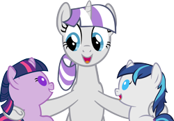 Size: 3800x2640 | Tagged: safe, artist:beavernator, edit, editor:enrique zx, shining armor, twilight sparkle, twilight velvet, pony, unicorn, g4, baby, baby pony, babying armor, babylight sparkle, brother and sister, child, colt, colt shining armor, daughter, female, filly, filly twilight sparkle, foal, high res, male, mare, mother, mother and child, mother and daughter, mother and son, open mouth, open smile, show accurate, siblings, simple background, smiling, son, spanish, spanish description, sparkle family, transparent background, trio, unicorn twilight, vector, younger