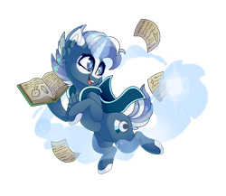 Size: 2300x2000 | Tagged: safe, artist:star-theft, oc, oc:nova mirage, pony, unicorn, book, female, high res, magic, mare, simple background, solo, transparent background
