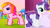 Size: 1280x720 | Tagged: safe, screencap, apple flitter, bumble hum, feeling flitter, rarity, rarity (g3), a dog and pony show, g3, g4, greetings from unicornia, carousel boutique, comparison, cropped, cute, female, g3 raribetes, mare, offscreen character, raribetes, wish you were here (song)