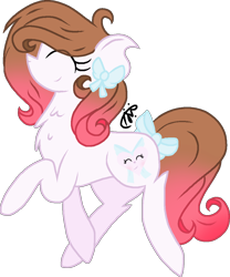 Size: 968x1164 | Tagged: safe, artist:gallantserver, oc, earth pony, pony, bow, concave belly, female, mare, simple background, solo, tail, tail bow, transparent background