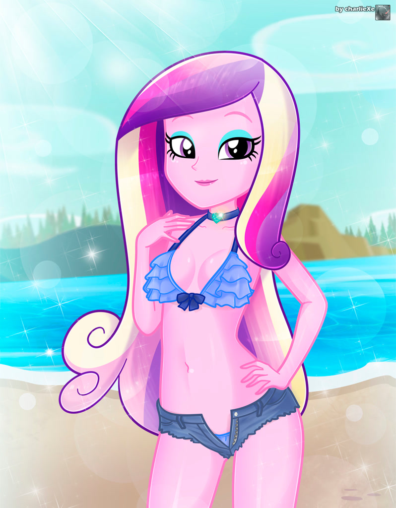 Suggestive Artist Charliexe Dean Cadance Princess Cadance Equestria Girls G