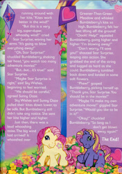 Size: 700x994 | Tagged: safe, bumbleberry, star surprise, pony, g3, official, blown away!, comic, greener than green meadow, implied skywishes, implied sunny daze, kite, merchandise, text