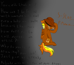 Size: 2250x2000 | Tagged: safe, artist:windy, oc, oc:windflyer, pegasus, pony, crying, hat, high res, solo, vent art