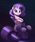 Size: 1747x2137 | Tagged: safe, artist:gouransion, rarity, pony, unicorn, clothes, leg warmers, looking at you, simple background, stockings, thigh highs