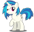 Size: 445x415 | Tagged: safe, artist:midnight-wisp-pone, dj pon-3, vinyl scratch, pony, unicorn, g4, female, grin, mare, raised hoof, simple background, smiling, solo, transparent background, vector