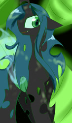 Size: 750x1280 | Tagged: safe, artist:midnight-wisp-pone, queen chrysalis, changeling, changeling queen, g4, 2014, female, solo