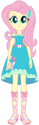 Size: 427x1346 | Tagged: safe, artist:rupahrusyaidi, fluttershy, equestria girls, g4, my little pony equestria girls: better together, feet, lace sandals, looking at you, sandals, simple background, solo, transparent background, vector