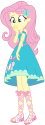 Size: 549x1518 | Tagged: safe, artist:rupahrusyaidi, artist:sketchmcreations, edit, vector edit, fluttershy, equestria girls, equestria girls series, g4, cute, lace sandals, shyabetes, simple background, solo, transparent background, vector