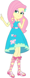 Size: 590x1530 | Tagged: safe, artist:ilaria122, artist:rupahrusyaidi, edit, vector edit, fluttershy, equestria girls, equestria girls series, g4, chalk, eyeshadow, geode of fauna, lace sandals, magical geodes, makeup, simple background, solo, transparent background, vector