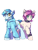 Size: 1800x2400 | Tagged: safe, artist:ravistdash, oc, oc only, oc:otakulight, oc:wubu, pony, unicorn, 2022 community collab, derpibooru community collaboration, chest fluff, clothes, collar, duo, eye clipping through hair, headset, heterochromia, hoodie, raised hoof, simple background, transparent background