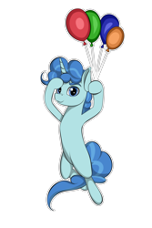 Size: 2000x3000 | Tagged: safe, artist:palibrik, party favor, pony, unicorn, g4, balloon, high res, hoof hold, male, simple background, solo, transparent background