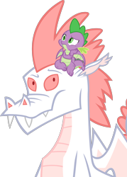 Size: 1910x2666 | Tagged: safe, artist:cloudy glow, artist:thesharp0ne, edit, vector edit, fizzle, spike, dragon, g4, the last laugh, alternate universe, baby, baby dragon, father and child, father and son, male, parent:fizzle, parent:princess ember, parents:fizzlember, simple background, spread wings, transparent background, vector, winged spike, wings