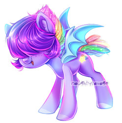 Size: 700x707 | Tagged: safe, artist:cabbage-arts, oc, oc only, oc:star burst, bat pony, pony, bat pony oc, commission, commissioner:simply.inept, female, freckles, open mouth, simple background, solo, transparent background