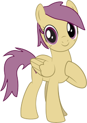 Size: 1028x1456 | Tagged: safe, artist:pootanger_sfm, oc, oc only, oc:violet heart, pegasus, pony, 2022 community collab, derpibooru community collaboration, hoof on chest, looking at you, pegasus oc, show accurate, simple background, solo, transparent background