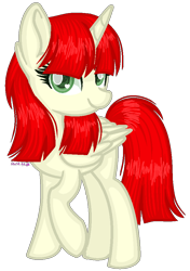 Size: 670x954 | Tagged: safe, artist:fantarianna, oc, oc only, alicorn, pony, alicorn oc, eyelashes, female, horn, mare, simple background, smiling, solo, transparent background, wings