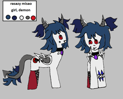 Size: 1199x967 | Tagged: safe, artist:ask-luciavampire, oc, demon, demon pony, ask ponys gamer club, tumblr