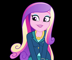 Size: 1305x1080 | Tagged: safe, edit, edited screencap, screencap, dean cadance, princess cadance, equestria girls, g4, my little pony equestria girls: friendship games, background removed, black background, female, simple background, solo