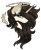 Size: 2413x2961 | Tagged: safe, artist:beamybutt, oc, oc only, alicorn, pony, alicorn oc, bust, ear fluff, ethereal mane, female, floating wings, halo, high res, horn, mare, simple background, smiling, solo, starry mane, transparent background, wings