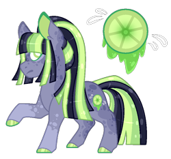 Size: 804x749 | Tagged: safe, artist:lilywolfpie, oc, oc:lemon, earth pony, pony, female, magical lesbian spawn, mare, offspring, parent:limestone pie, parent:tree hugger, simple background, solo, transparent background