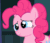 Size: 830x720 | Tagged: safe, screencap, pinkie pie, earth pony, pony, baby cakes, g4, season 2, animated, blue eyes, cropped, crying, female, gif, happy, loop, male, mare, pink mane, pinkie cry, reaction image, smiling, solo, tears of joy, teary eyes