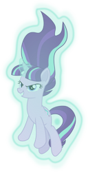 Size: 2500x4897 | Tagged: safe, artist:frownfactory, starlight glimmer, pony, unicorn, g4, the cutie re-mark, female, floating, horn, levitation, magic, magic aura, mare, self-levitation, simple background, solo, telekinesis, transparent background, vector