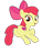 Size: 943x1202 | Tagged: safe, artist:gmaplay, apple bloom, earth pony, pony, g4, apple bloom's bow, bloom butt, bow, butt, female, filly, foal, full body, hair bow, hooves, looking at you, looking back, looking back at you, open mouth, open smile, plot, rear view, simple background, smiling, solo, tail, transparent background