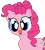 Size: 87x96 | Tagged: safe, artist:scootaloormayfly, pinkie pie, earth pony, pony, g4, blue eyes, looking at you, picture for breezies, pink mane, pixel art, simple background, smiling, smiling at you, solo, transparent background