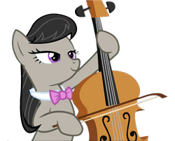 Size: 1740x1407 | Tagged: safe, edit, edited screencap, screencap, octavia melody, earth pony, pony, a horse shoe-in, g4, season 9, background removed, bipedal, cello, female, musical instrument, not a vector, simple background, solo, transparent background