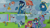 Size: 1280x720 | Tagged: safe, edit, edited screencap, editor:quoterific, screencap, bow hothoof, fleetfoot, misty fly, rainbow dash, scootaloo, soarin', spitfire, windy whistles, pegasus, pony, g4, parental glideance, season 7, bag, camera, clothes, female, filly, flying, foal, goggles, male, mare, open mouth, open smile, saddle bag, smiling, spread wings, stallion, uniform, wings, wonderbolts uniform