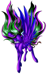 Size: 2707x4253 | Tagged: safe, artist:beamybutt, oc, oc only, pegasus, pony, choker, pegasus oc, raised hoof, simple background, solo, transparent background, wings