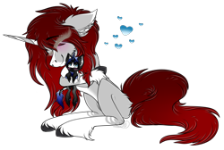 Size: 2686x1810 | Tagged: safe, artist:beamybutt, oc, oc only, pony, unicorn, blushing, duo, ear fluff, female, heart, holding a pony, horn, mare, micro, simple background, smiling, transparent background, unicorn oc, unshorn fetlocks