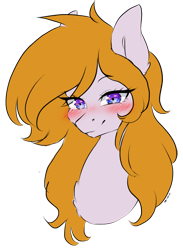 Size: 3247x4433 | Tagged: safe, artist:torihime, oc, oc only, oc:cookie byte, pegasus, pony, blushing, simple background, solo, transparent background