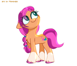 Size: 1501x1299 | Tagged: safe, artist:memengla, sunny starscout, earth pony, pony, g5, my little pony: a new generation, female, mare, simple background, solo, transparent background