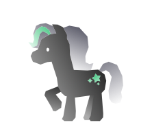 Size: 222x198 | Tagged: artist needed, safe, oc, earth pony, pony, official, account creation, deviantart, ponified, raised hoof, raised leg, solo